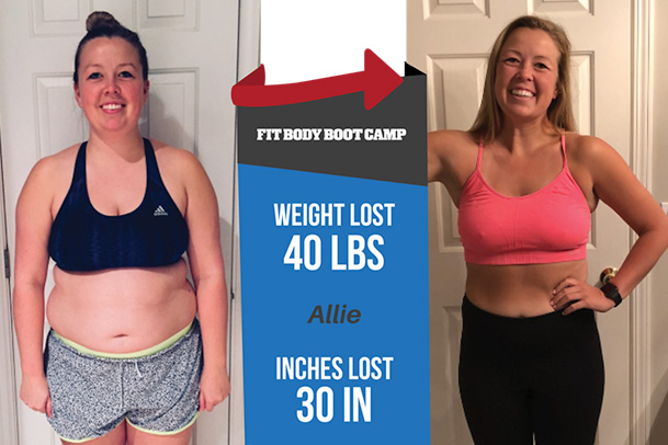 Fitness Before and After - Allie