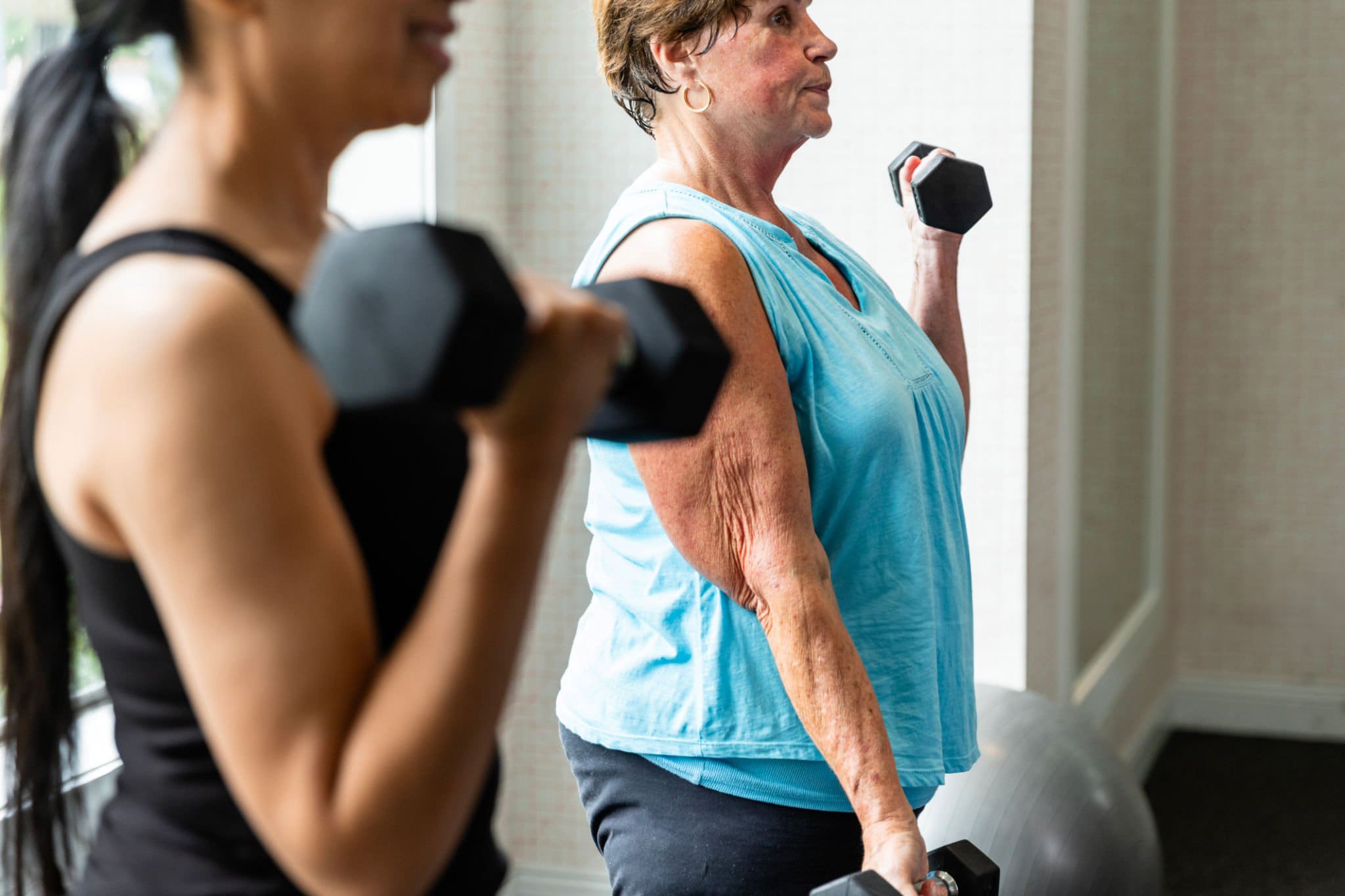 55 and older fitness class