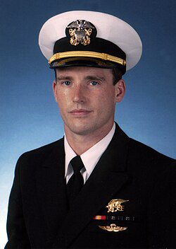 Navy file photo of SEAL Lt. Michael P. Murphy