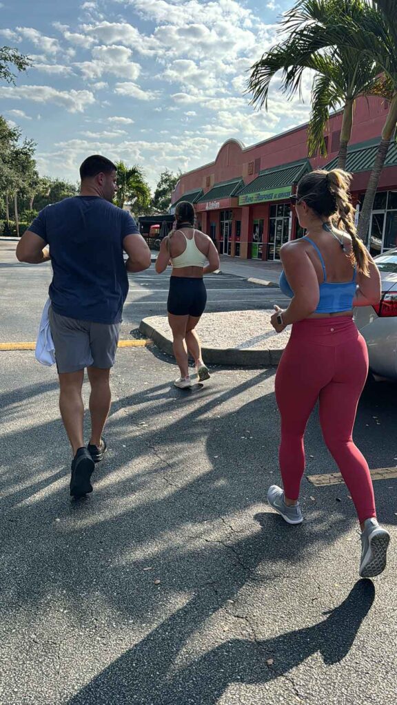 Members of Coastal Fitness doing The Murph