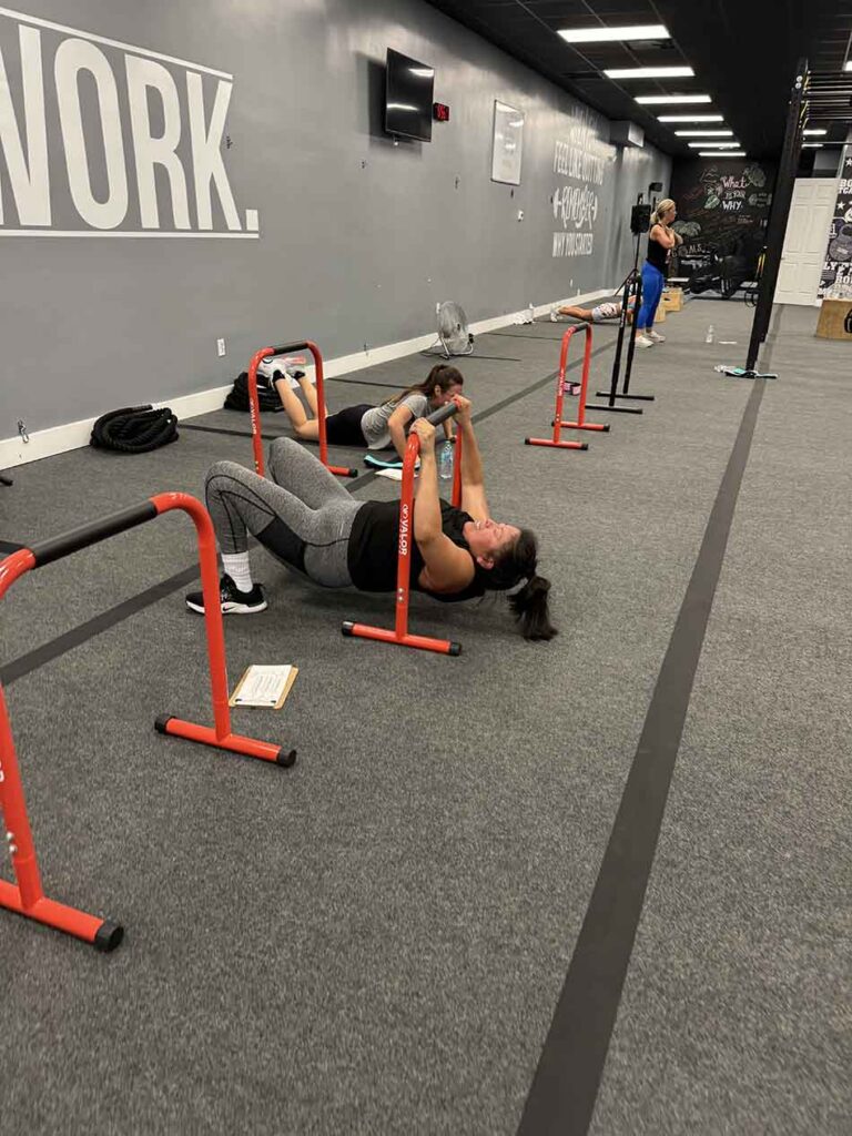 Members of Coastal Fitness doing the Murph