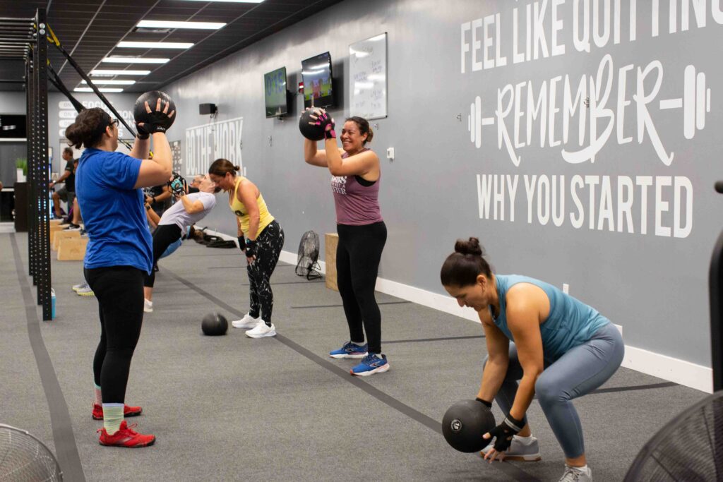 Group personal training at Coastal Fitness Fort Myers