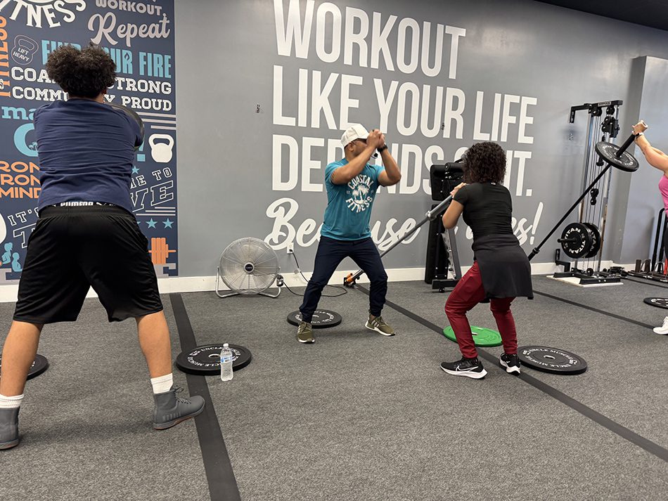 Group personal training at Coastal Fitness Fort Myers