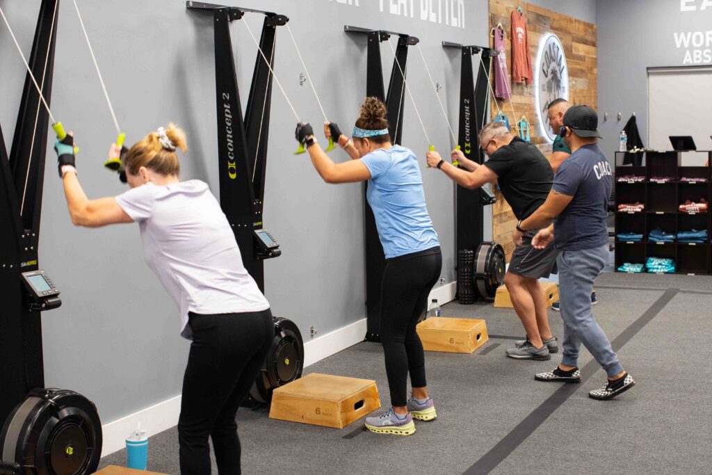 Group personal training at Coastal Fitness Fort Myers